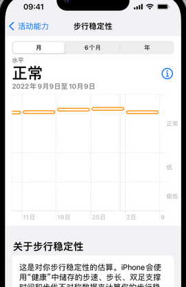 贺兰iPhone手机维修如何在iPhone开启'步行稳定性通知'