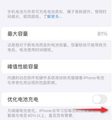 贺兰苹果15维修分享iPhone15充电到80%就充不进电了怎么办 