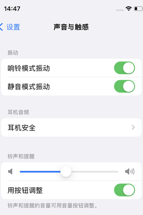 贺兰苹果锁屏维修分享iPhone锁屏时声音忽大忽小调整方法