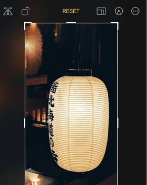 贺兰苹果手机维修店分享iOS17中一键式裁剪功能使用方法