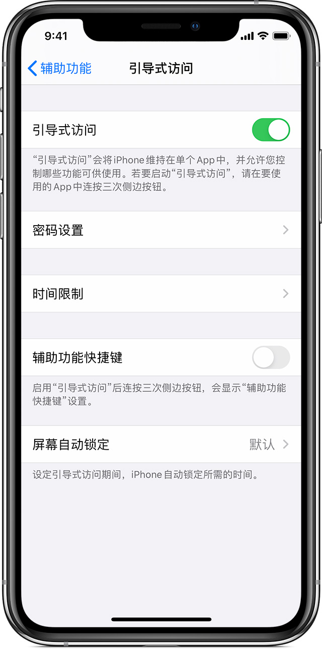 贺兰苹果手机维修分享如何在 iPhone 上退出引导式访问 