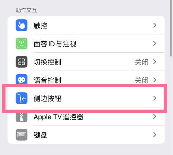 贺兰苹果14维修店分享iPhone14 Plus侧键双击下载功能关闭方法 